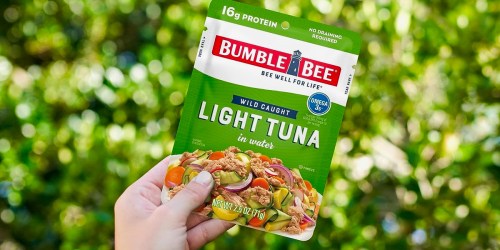 Bumble Bee Light Tuna Pouch 12-Pack Just $9.10 Shipped on Amazon (Only 76¢ Each)