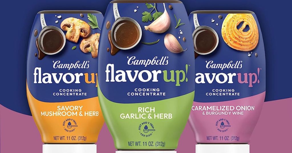 3 bottles of Campbell's Flavorup!