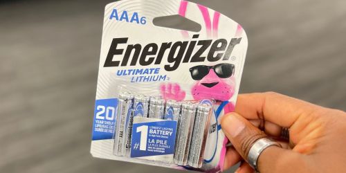 Energizer AA Or AAA Ultimate Lithium Batteries 6-Pack Only $10.99 at Target (Reg. $18)