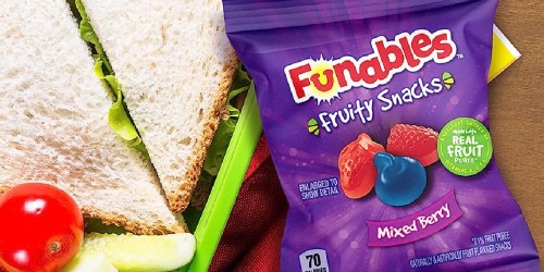 Funables Fruit Snacks 40-Count Box Just $4.80 Shipped on Amazon
