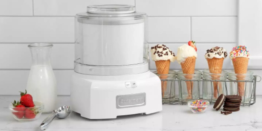 Cuisinart Ice Cream, Frozen Yogurt, & Sorbet Maker from $48.99 on Kohls.com (Reg. $80)