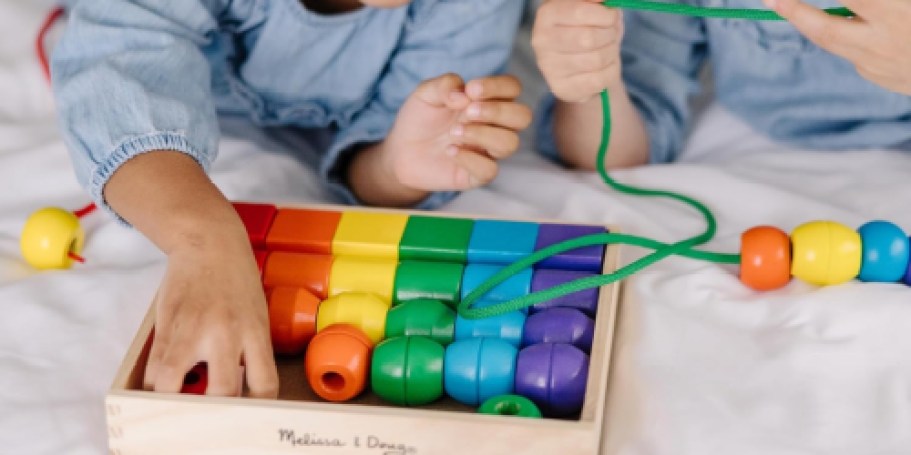 Melissa & Doug Wooden Lacing Beads Just $5.99 on Amazon (Regularly $18)