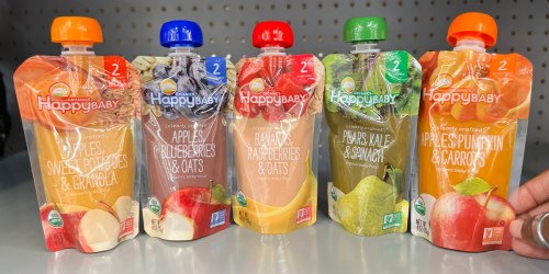 Happy Baby Organics Baby Food Pouch 10-Pack Only $12.76 Shipped on Amazon (Reg. $18)