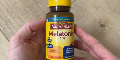 Nature Made Melatonin 240-Count Just $4.94 Shipped on Amazon (Regularly $12)
