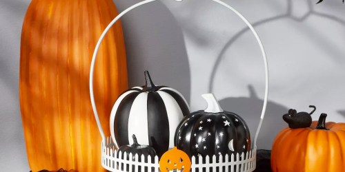 New Target Halloween Decorations Starting at $5 (Wall Signs, Pumpkins, Throw Blankets & More!)