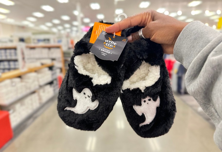 Hyde and Eek Ghost Halloween Slippers from Target