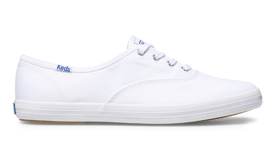 white stock photo of keds original sneakers