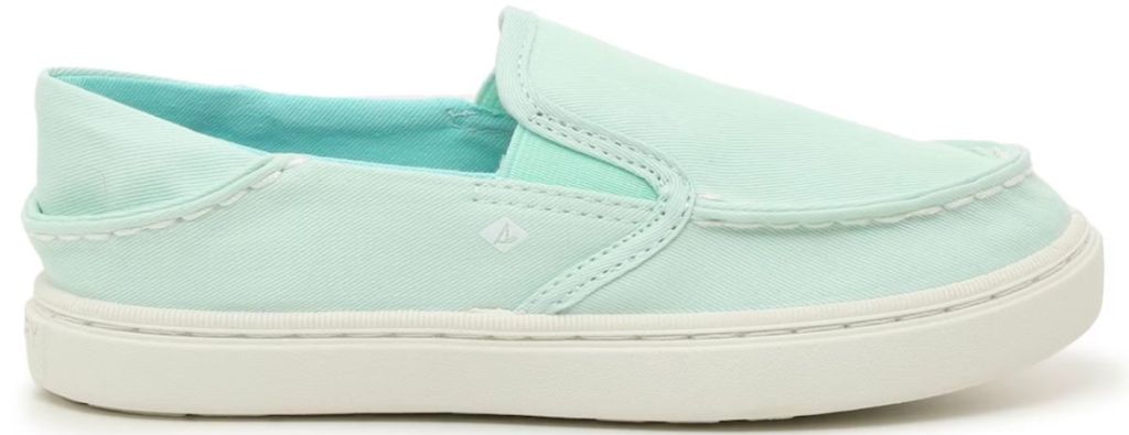 Kids’ Sperry Salty Slip-On Sneaker in Mint Green