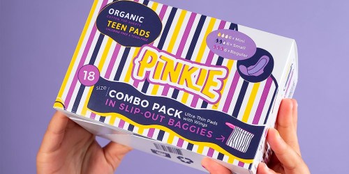 FREE Organic Pinkie Teen Pads After Cash Back at Target (Just Use Your Phone!)