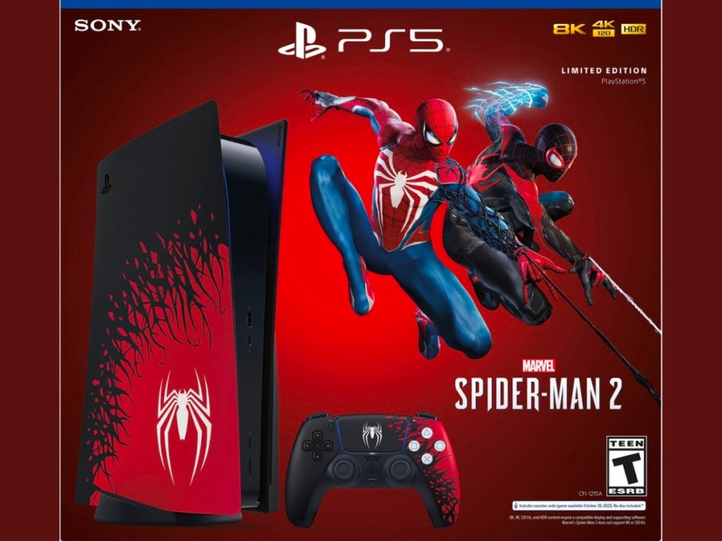 PlayStation 5 Marvel’s Spider-Man 2 Limited Edition Bundle Console w/ Wireless Controller