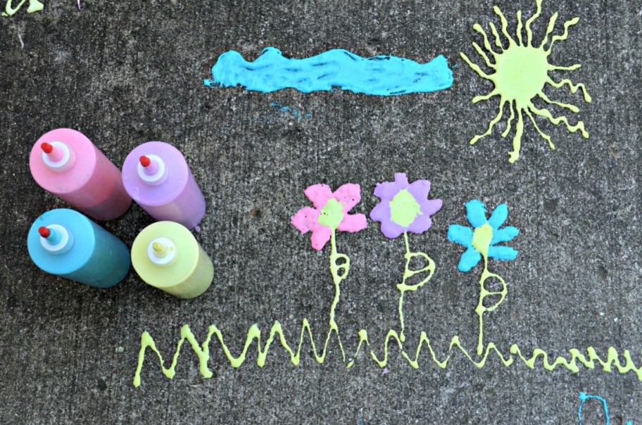 Puffy Sidewalk Paint