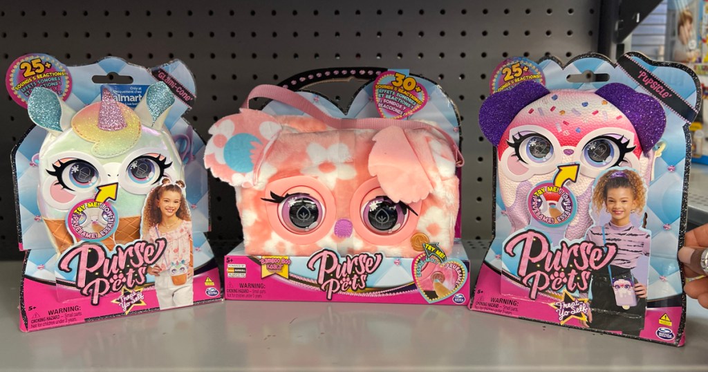 Purse Pets on a Shelf at Walmart