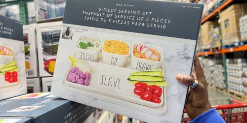 Rae Dunn 5-Piece Stoneware Serve Set Only $12.97 Shipped on Costco.com (Regularly $22)