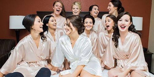 Women’s Satin Robes Only $11.99 Shipped for Prime Members (Regularly $23) – Bridal Party Gift Idea!