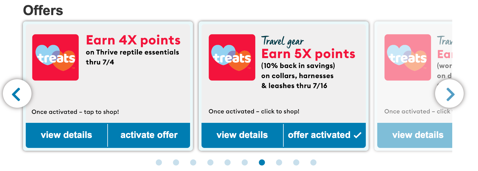 petsmart activation offer screenshot