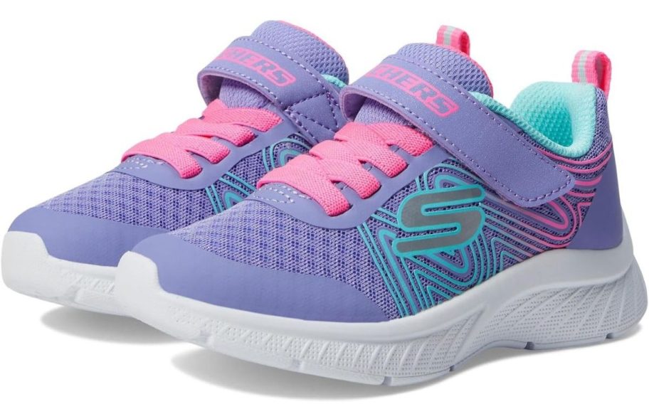 Skechers Unisex-child Microspec Plus Swirl Sweet Sneaker stock image