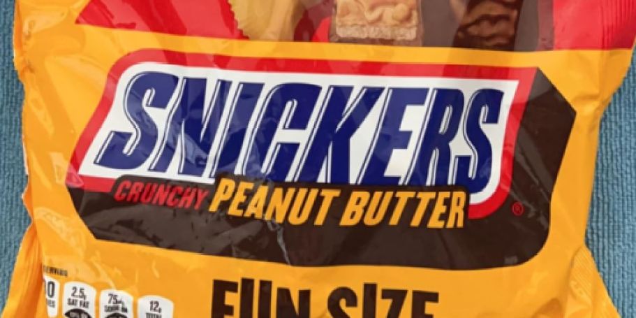 Snickers Crunchy Peanut Butter Fun Size Bag Only $2.99 on Amazon