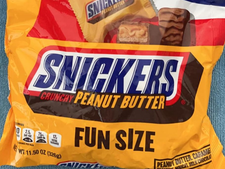 Snickers Crunchy Peanut Butter Fun Size Candy Bars 11.5oz Bag