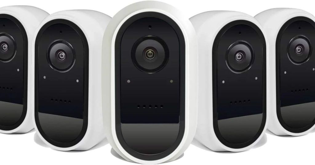 5 security cameras