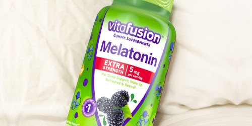 Vitafusion Melatonin Gummies 120-Count Bottle Just $6.98 Shipped on Amazon (Regularly $13)