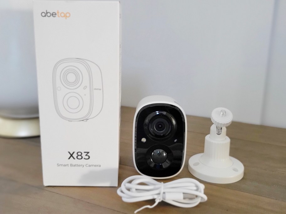 white abetap camera with box