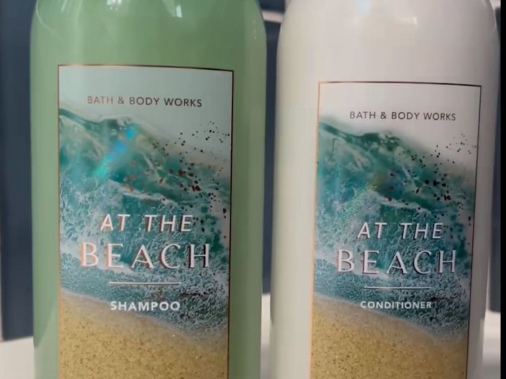 Bath & Body Works At The Beach shampoo and conditioner