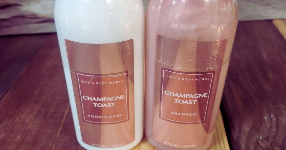 bath and body works shampoo and conditioner bottles 