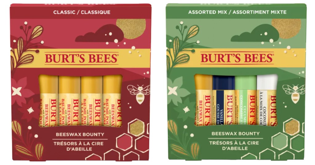 two burts bees gift sets