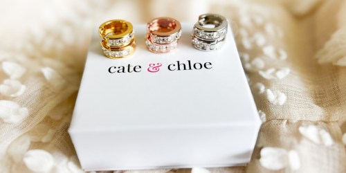 Cate & Chloe 18K Gold-Plated Hoop Earrings Just $16.80 Shipped | Great Gift Idea