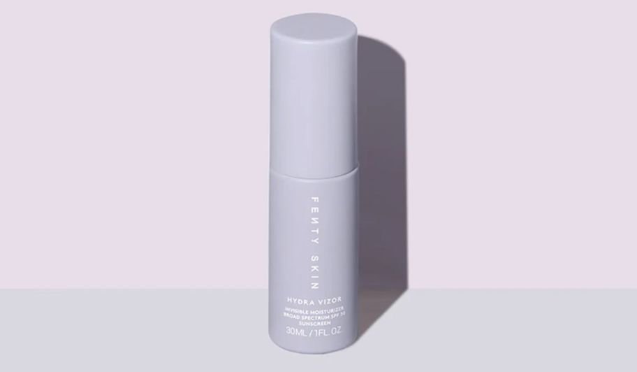 fenty spf on purple background
