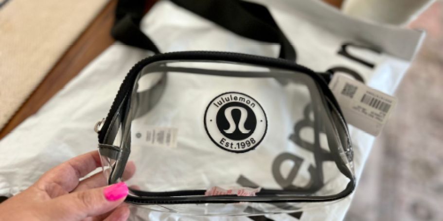 Clear lululemon Belt Bag Only $29 Shipped (Perfect for Summer Concerts)