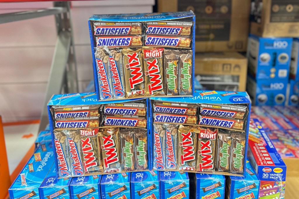 snickers bulk variety pack at sams