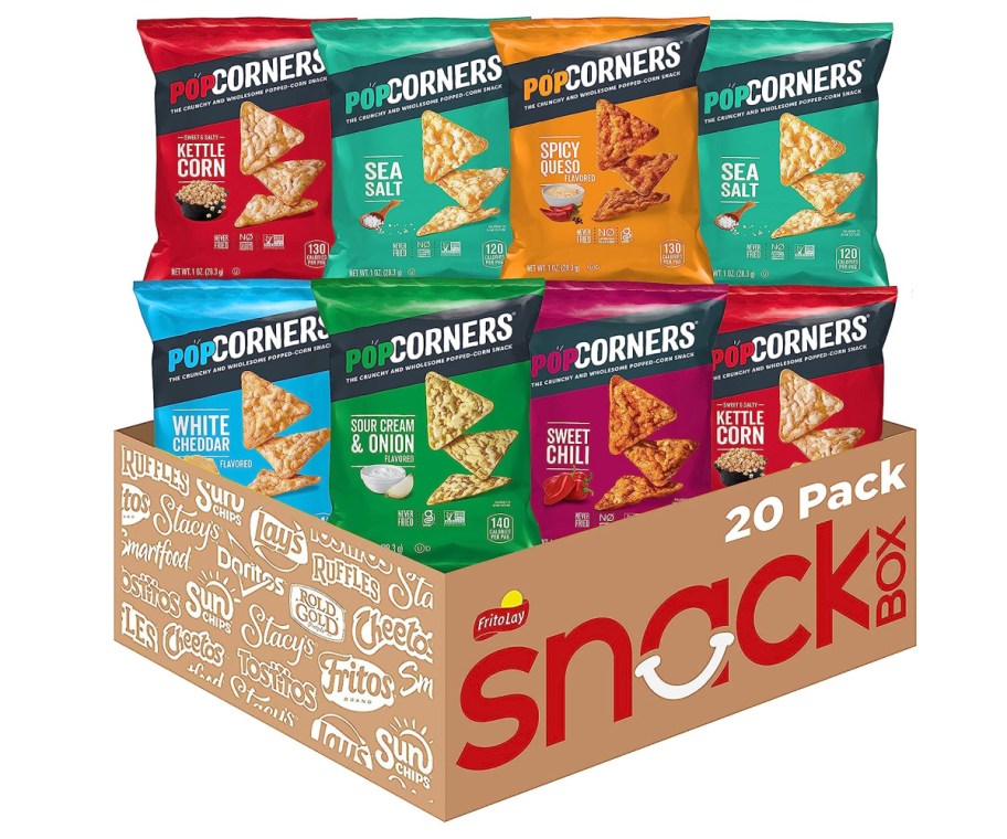 popcorners variety pack in box