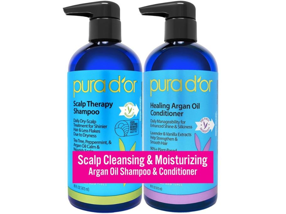 Pura D'or Scalp Therapy Shampoo & Conditioner Set