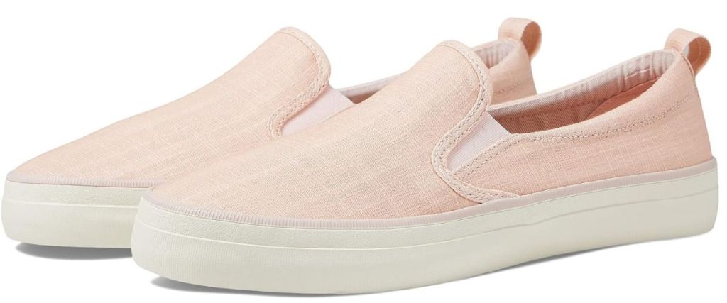 pink slip on shoes