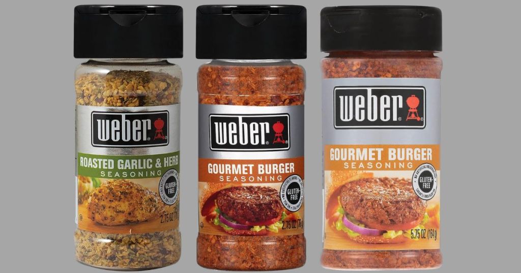 multiple weber seasonings shakers