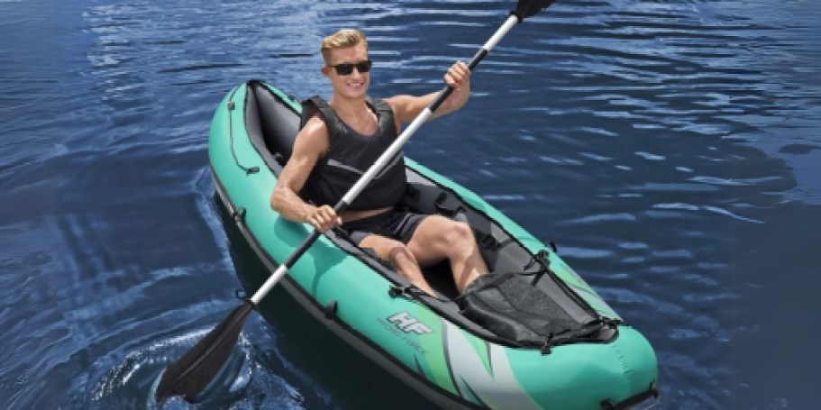 Inflatable Kayak w/ Accessories Only $59.99 Shipped for Prime Members (Regularly $260)