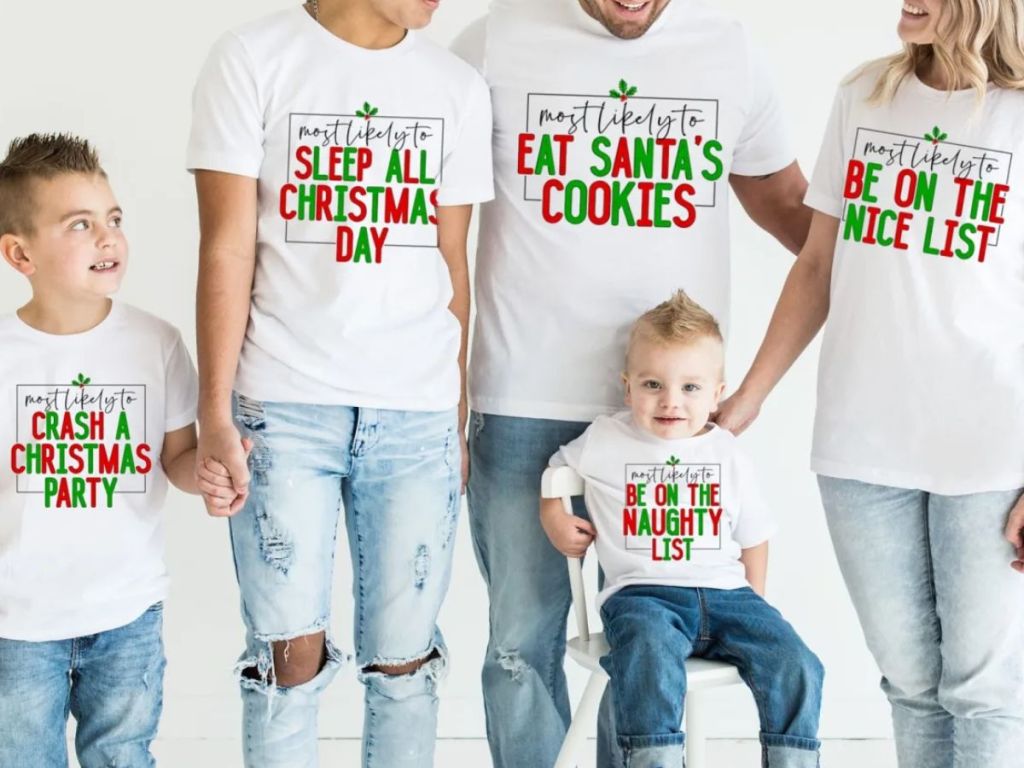 Christmas Awards Family Tees