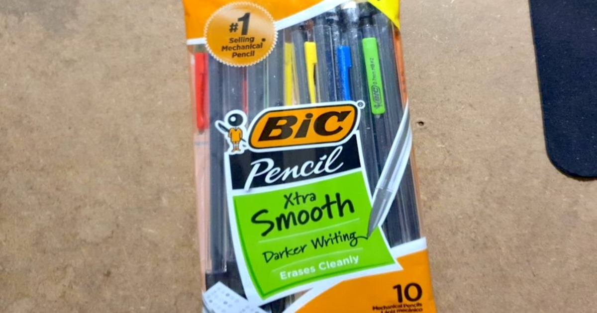 Ten pack of BIC pencils, xtra smooth