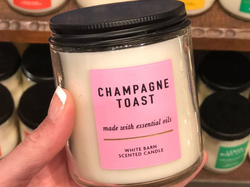Bath Body Works Signature 3-wick Candle in Champagne Toast