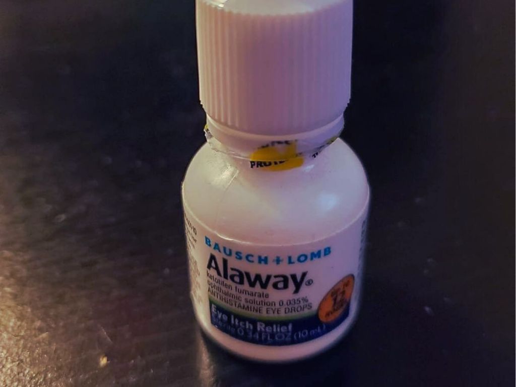 Bausch + Lomb Alaway eye drops bottle