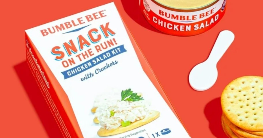 bumble bee snack on the run chicken salad kit