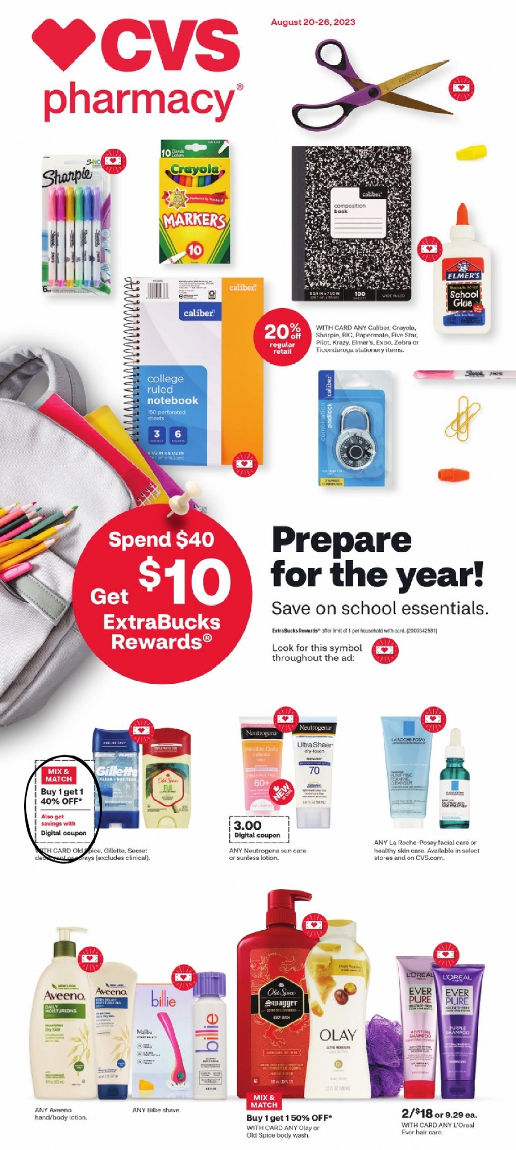 page from cvs weekly ad