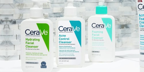 CeraVe Facial Cleansers from $9.75 Each Shipped on Amazon (Regularly $18)