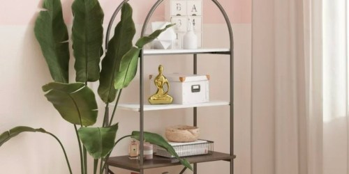 This Gorgeous 5-Tier Arch Bookshelf is Only $115.67 Shipped on Walmart.com