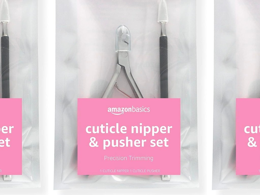 Amazon Basics Cuticle Nipper and Pusher Set