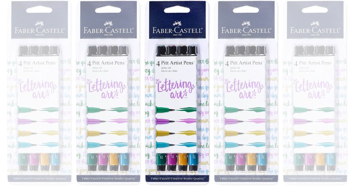 Faber-Castell Pitt Artist Pens 4-Pack