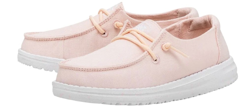 light pink hey dude shoes