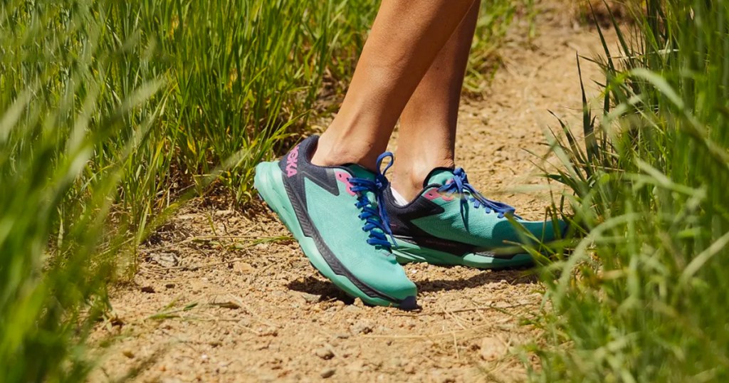 Hoka Womens Zinal Trail Running Shoes 