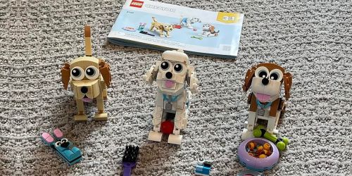 Up to 40% Off LEGO Sets | Creator 3-in-1 Adorable Dogs Just $24 on Amazon (Reg. $30)